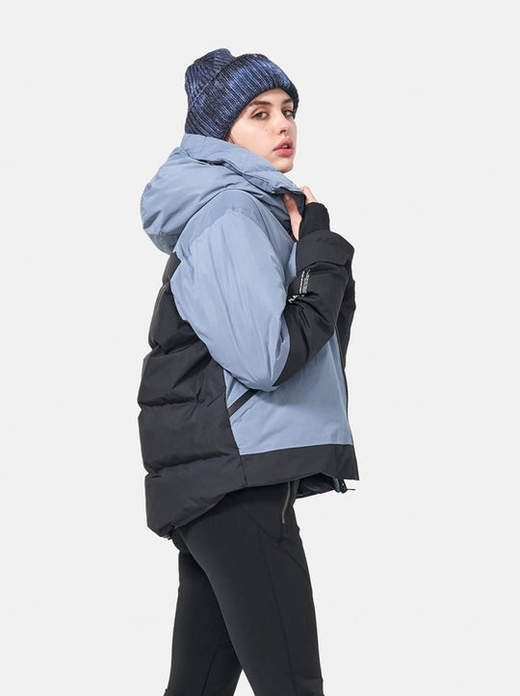 Holden - Cropped Down Alpine Jacket - China Blue/Black - 女装 - 滑雪夹克 - 蓝色/黑色 商品图2