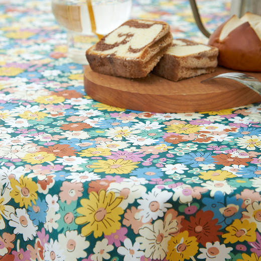 森细碎化蕾丝边法式风圆桌布 商品图3