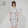 珍珠饰边波点围裹连衣裙 商品缩略图0