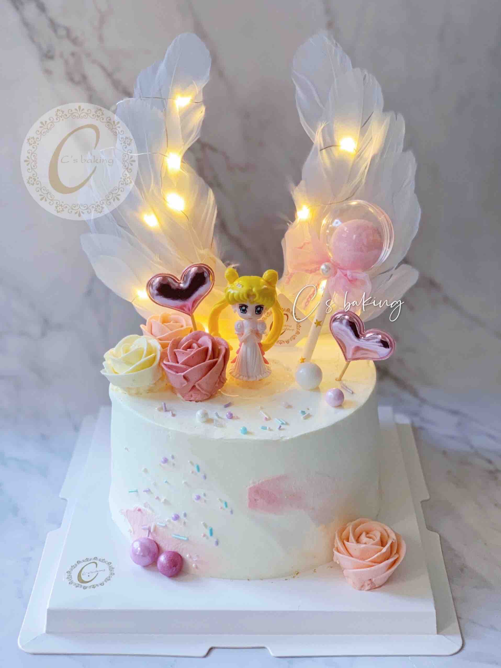 华丽丽 美少女场景2.0版本  B款（羽毛灯）（默认自提，收费配送请联系客服）