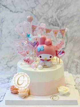奇幻魔法Melody  A款 #三丽鸥sanrio 忌廉蛋糕（默认自提，收费配送请联系客服）