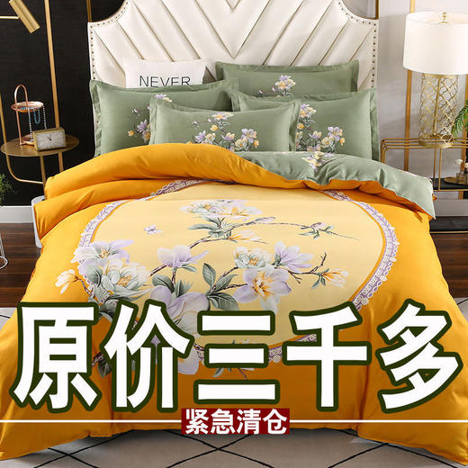 紧急肤加厚磨毛四件套婚庆床单被套单双人床上用品 商品图5