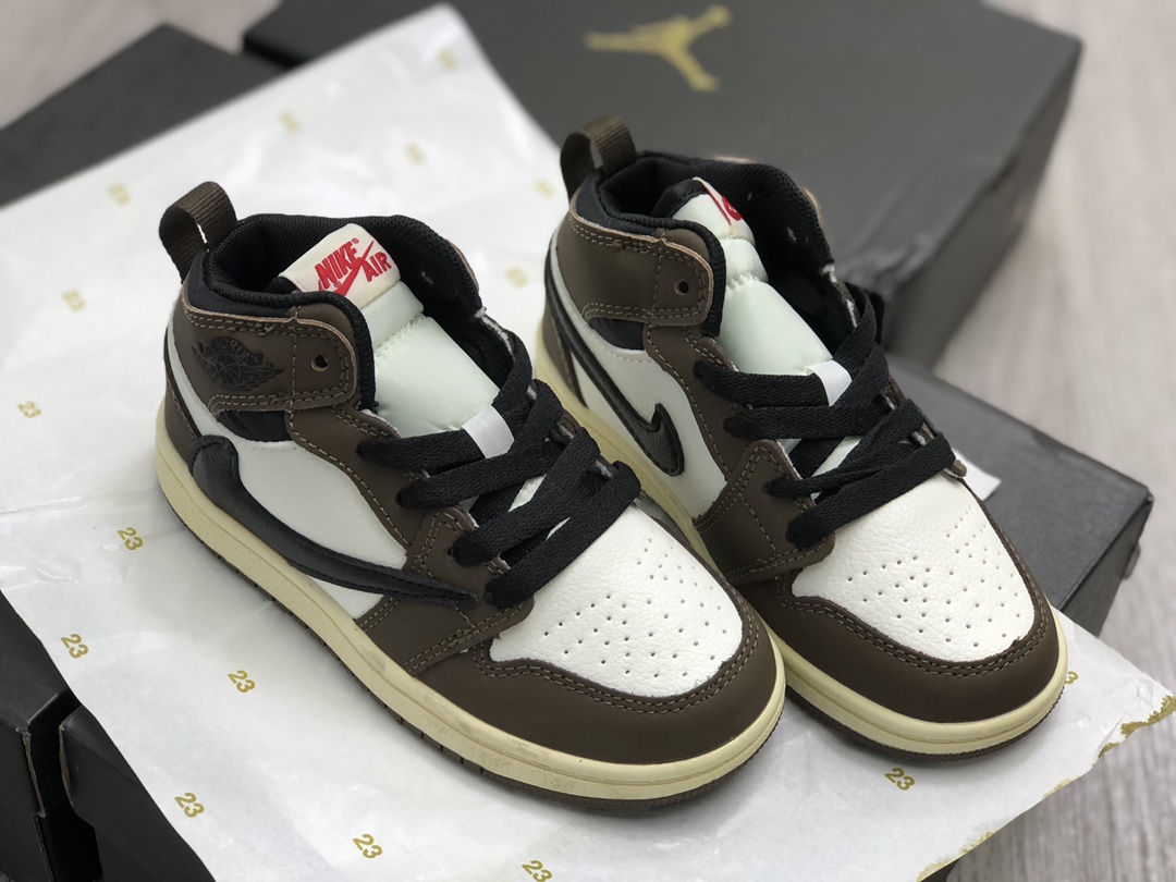 乔丹倒勾童鞋  air jordan 1 low aj1头层牛皮超级经典儿童鞋