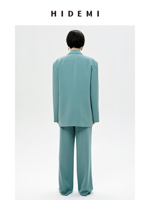 HIDEMI 氧气绿垂顺醋酸西装套装 商品图5