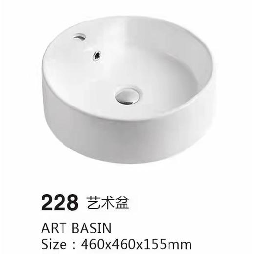 台上盆320-103A 白 艺术盆 商品图0