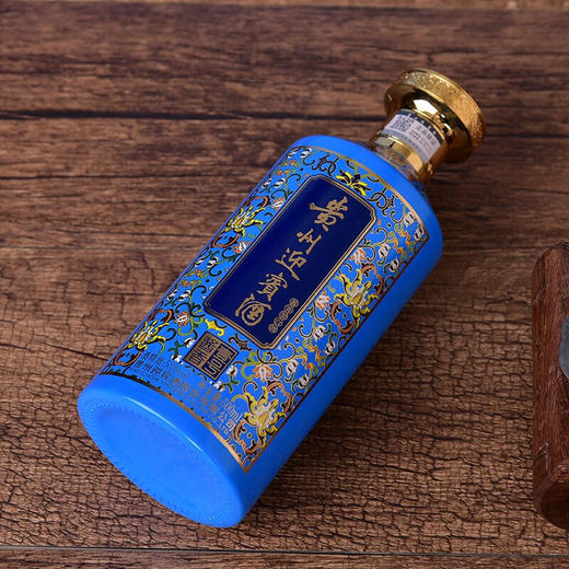 贵州迎宾酒 酱香壹号 珐琅彩蓝 53度酱香型白酒 礼盒500ML*1瓶/2瓶/6瓶 商品图3