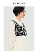 HIDEMI 黑白几何简约设计感针织短背心 商品缩略图4