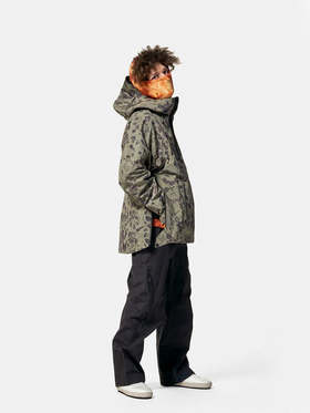 Holden - Side Zip Anorak - Vintage Army Camo - 男装 - 滑雪夹克 - 迷彩