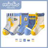 【5双装 食品级点胶防滑 舒适安全】儿童袜子春秋宝宝袜子卡通中筒棉袜1-12岁中大童点胶蹦床袜子防滑 商品缩略图3