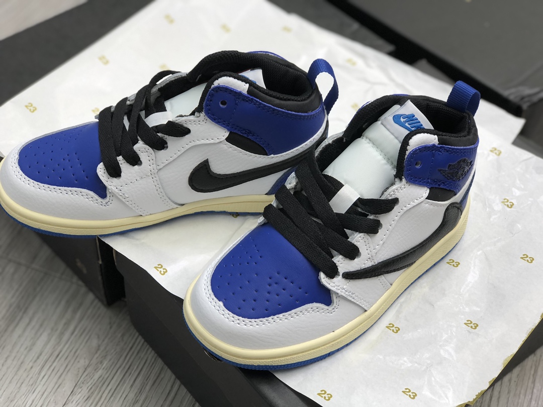 乔丹倒勾童鞋  air jordan 1 low aj1头层牛皮超级经典儿童鞋