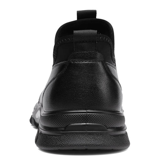 强人休闲鞋男时尚百搭头层牛皮透气单皮鞋轻便舒适系带款男鞋 商品图5