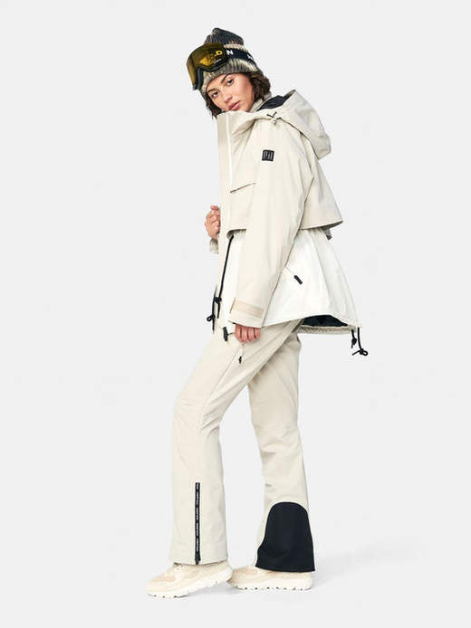 Holden - Insulated Fishtail Parka - Canvas/Pearl - 女装 - 滑雪夹克 - 白色 商品图1