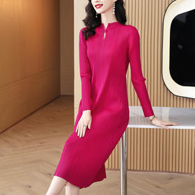 2022春季新款中国风复古气质旗袍裙宽松直筒连衣裙 NSM2156