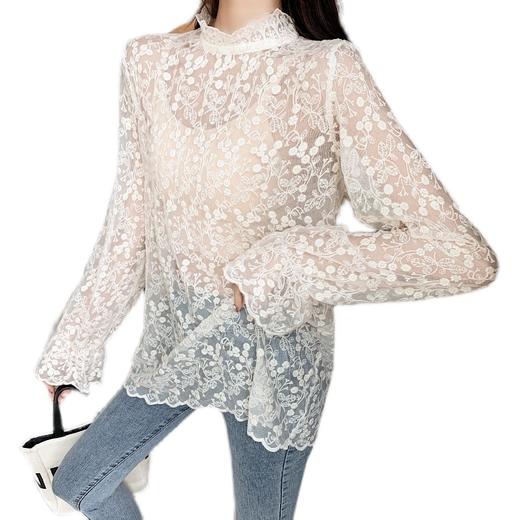 裁缝学苑AQ07 百搭蕾丝打底衫纸样女装新款2022服装裁剪衣服打版 商品图4