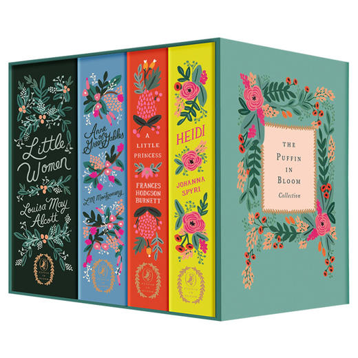 The Puffin in Bloom Collection 英文原版 企鹅繁花女孩经典套装 小妇人 小公主 海蒂 绿山墙的安妮 英文版进口英语儿童文学书 商品图0