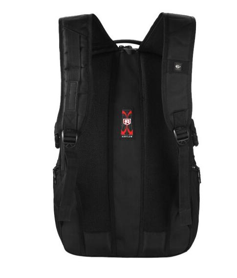 瑞制Swimade 笔记本电脑包瑞制品牌黑色双肩包男女学生书包户外运动休闲男包礼品定制9533黑色【超值人气】 商品图3