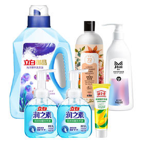 立白 精致香氛系列套餐（洗衣液+洗手液+护手霜）家庭装