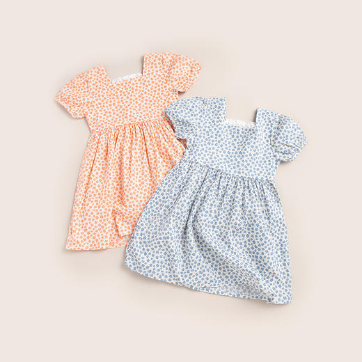 贝贝怡夏季新款碎花连衣裙清新甜美风宝宝裙子 商品图1