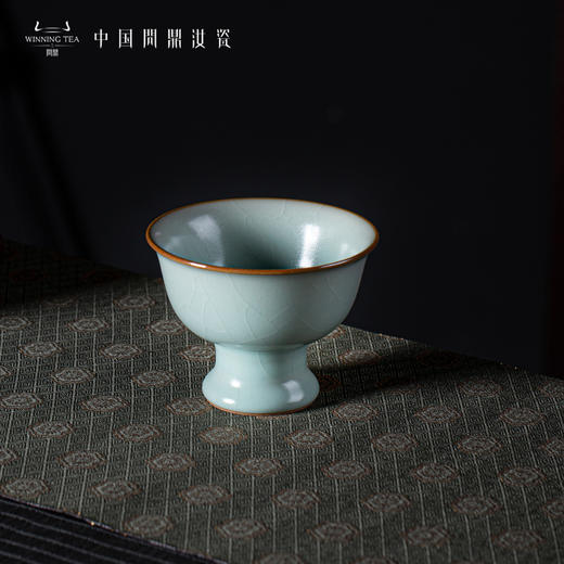 问鼎复刻款天青精工碧溪杯（缺货） 商品图1