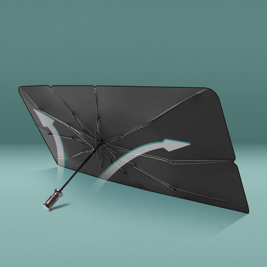 【防晒】无需安装 汽车遮阳折叠伞 停车即可撑伞 商品图0