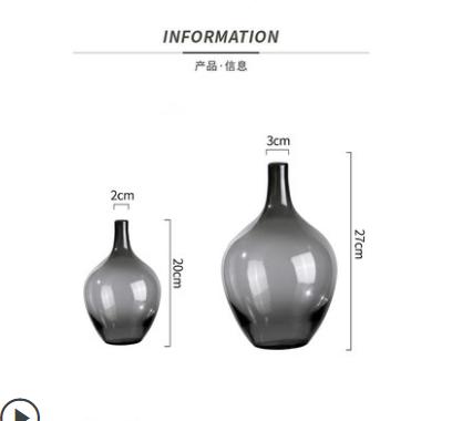 北欧简约吊钟日本马醉木专用花瓶玻璃 商品图3