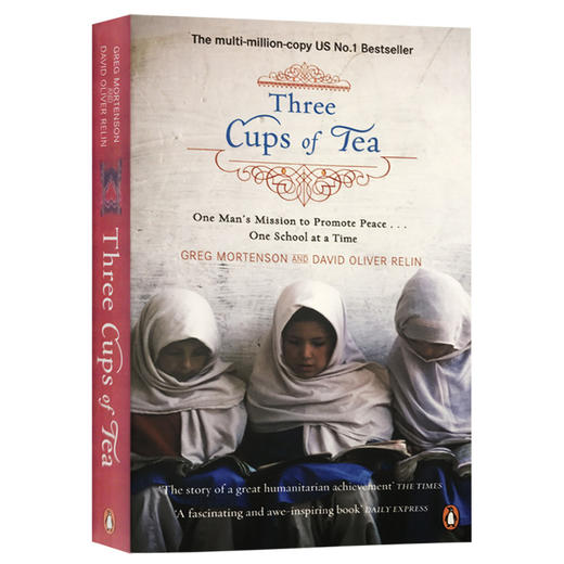 三杯茶 英文原版 Three Cups Of Tea 葛瑞格 摩顿森 英文版外国文学小说书 现货正版进口原版英语书籍 商品图0