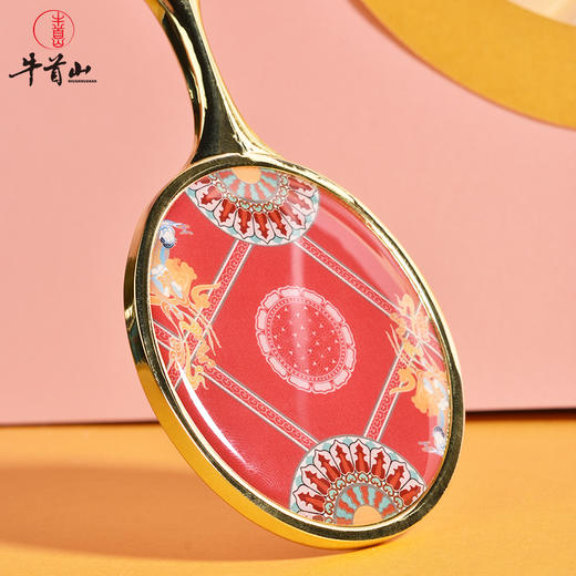 牛首山文创福藻到瑞兽化妆镜随身便携小巧高清镜子送女式对象包包收纳 商品图2