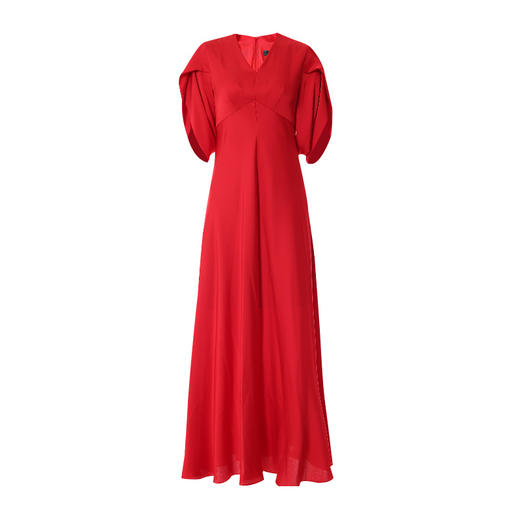 EITIE爱特爱夏季新款洋气气质高腰显瘦礼服连衣裙长裙6677304 商品图5