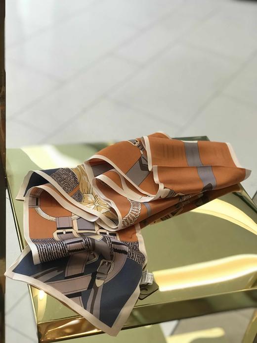 优品堂《春的律动》100％桑蚕丝长巾 商品图5