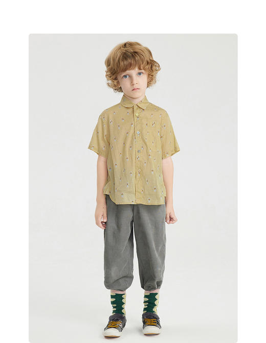 江南布衣婴童22年春装新品长裤  1M1E72530 商品图5