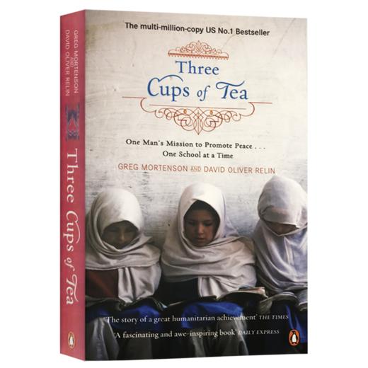 三杯茶 英文原版 Three Cups Of Tea 葛瑞格 摩顿森 英文版外国文学小说书 现货正版进口原版英语书籍 商品图1