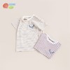 贝贝怡男女童短袖夏季新品海军风经典条纹宝宝上衣 商品缩略图2