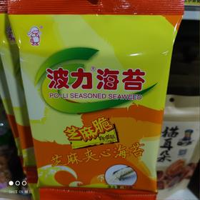 波力海苔 芝麻夹心海苔 12g