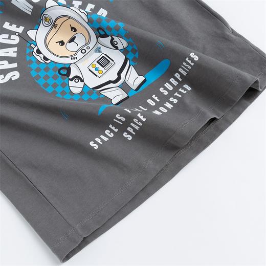 贝贝怡儿童短袖套装夏季新品男童短袖短裤休闲卡通宝宝两件套 商品图5