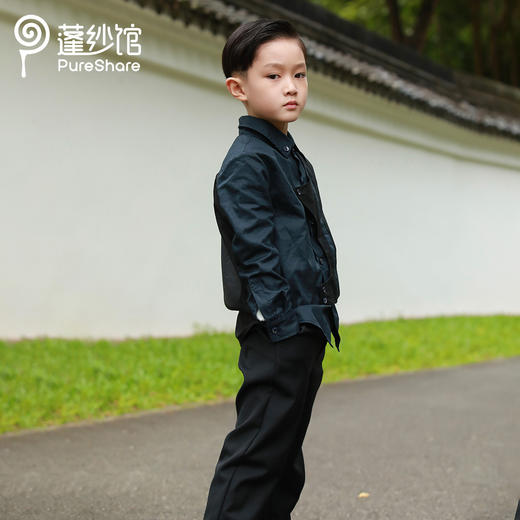 非质量问题不退换哦~pureshare蓬纱馆 男童西服衬衫套装生日宴会走秀款-逐梦衬衫 商品图2