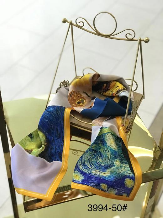 优品堂《春的律动》100％桑蚕丝长巾 商品图2