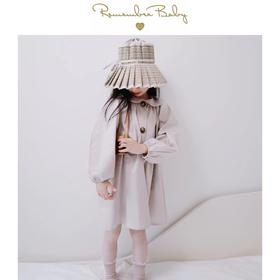 现货 / PEARL LIGHT | 进口面料制 淡珠光色复古翻领长款风衣