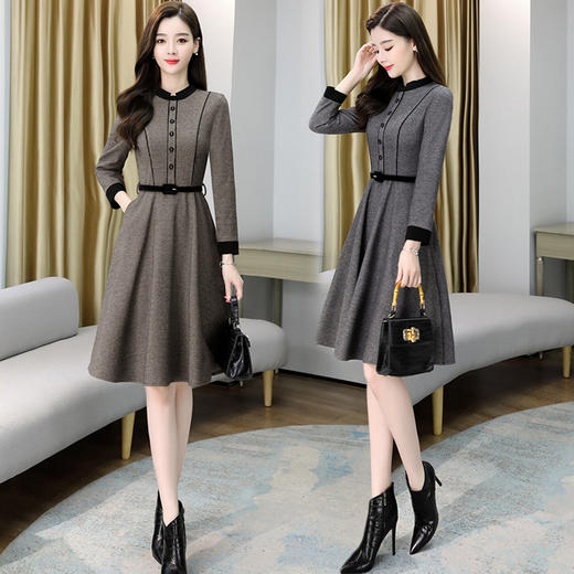 春款气质女神范连衣裙新款洋气时尚大气名媛女装裙子 XS97639 商品图3