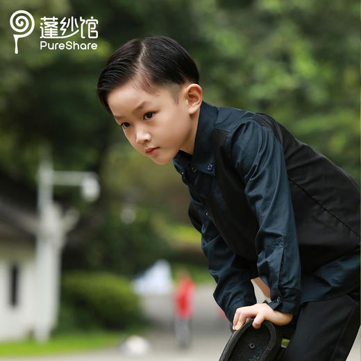 非质量问题不退换哦~pureshare蓬纱馆 男童西服衬衫套装生日宴会走秀款-逐梦衬衫 商品图4