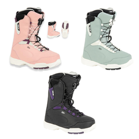 Nitro 22-23  SCALA TLS 女款单板雪鞋 BLACK-PURPLE / ICE-WHITE / ROSE-WHITE