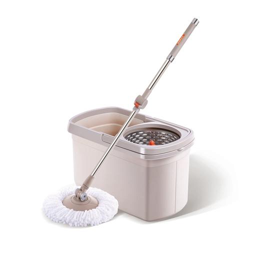 【自营】大卫明星款D6双驱动免手洗旋转拖把（1杆+2头） 商品图1