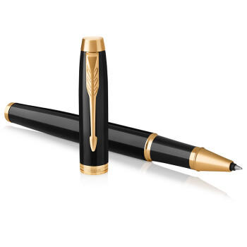 派克IM纯黑丽雅金/白夹宝珠笔 商品图3