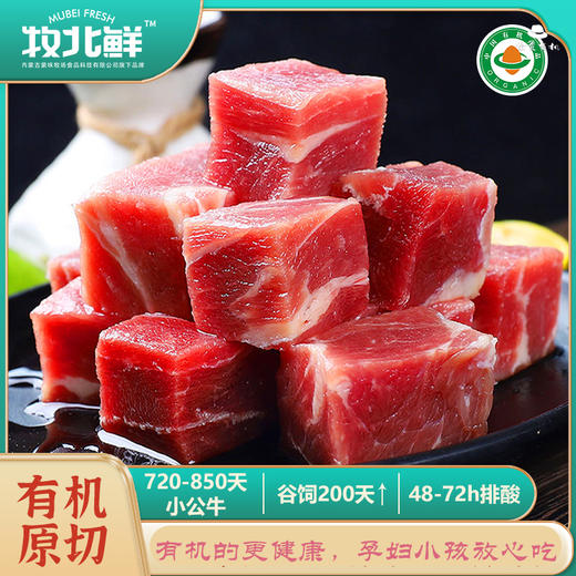 有机原切牛肉块（排酸牛肉） 500g*2袋 商品图1