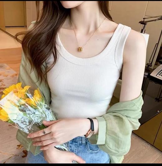 （清仓现货）【社群供H】 针织棉螺纹背心 商品图0