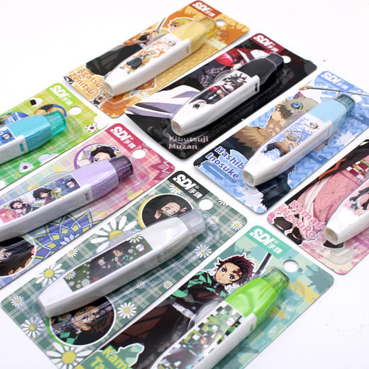 SDI手牌修正带鬼灭之刃限定炭治郎祢豆子大容量学生用可换芯改错修正带 商品图1