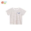 贝贝怡男女童短袖夏季新品海军风经典条纹宝宝上衣 商品缩略图0