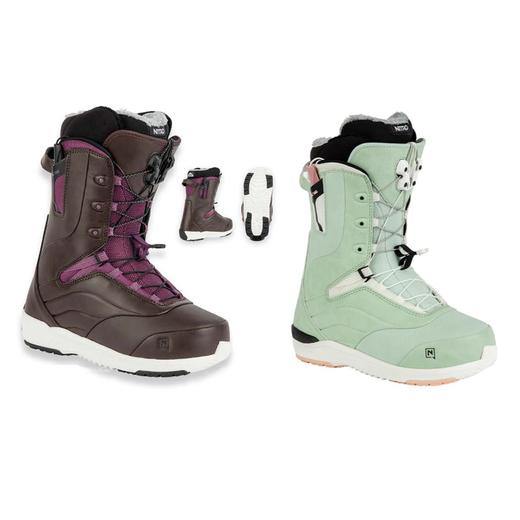 Nitro 22-23  CROWN TLS 女款单板雪鞋 PORT / MINT-WHITE 商品图0