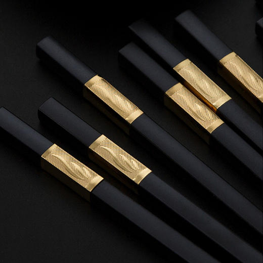 【自营】双枪 欣欣向荣抗菌合金筷10双装 商品图3