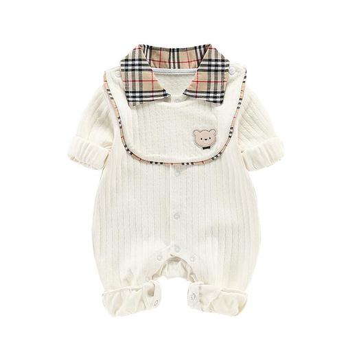 黛唯梵2022新款婴儿衣服春装套装百天男宝宝超萌连体哈衣 商品图4