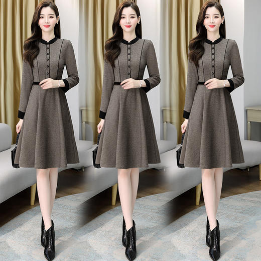 春款气质女神范连衣裙新款洋气时尚大气名媛女装裙子 XS97639 商品图0